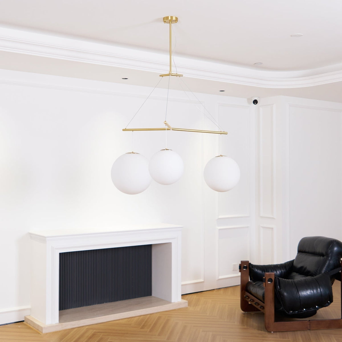 Triad lampada a sospensione in vetro minimalista
