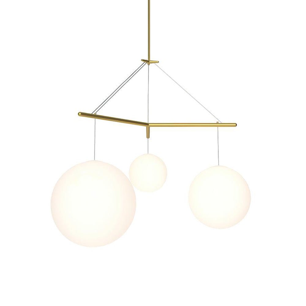Triad lampada a sospensione in vetro minimalista