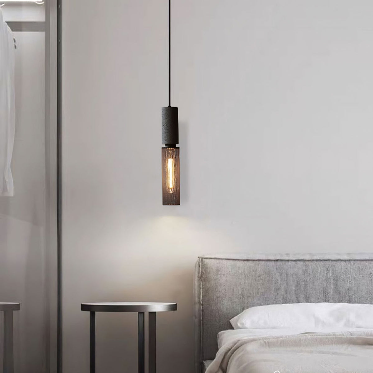 Lumeraine lampada a sospensione in Cemento Grigio
