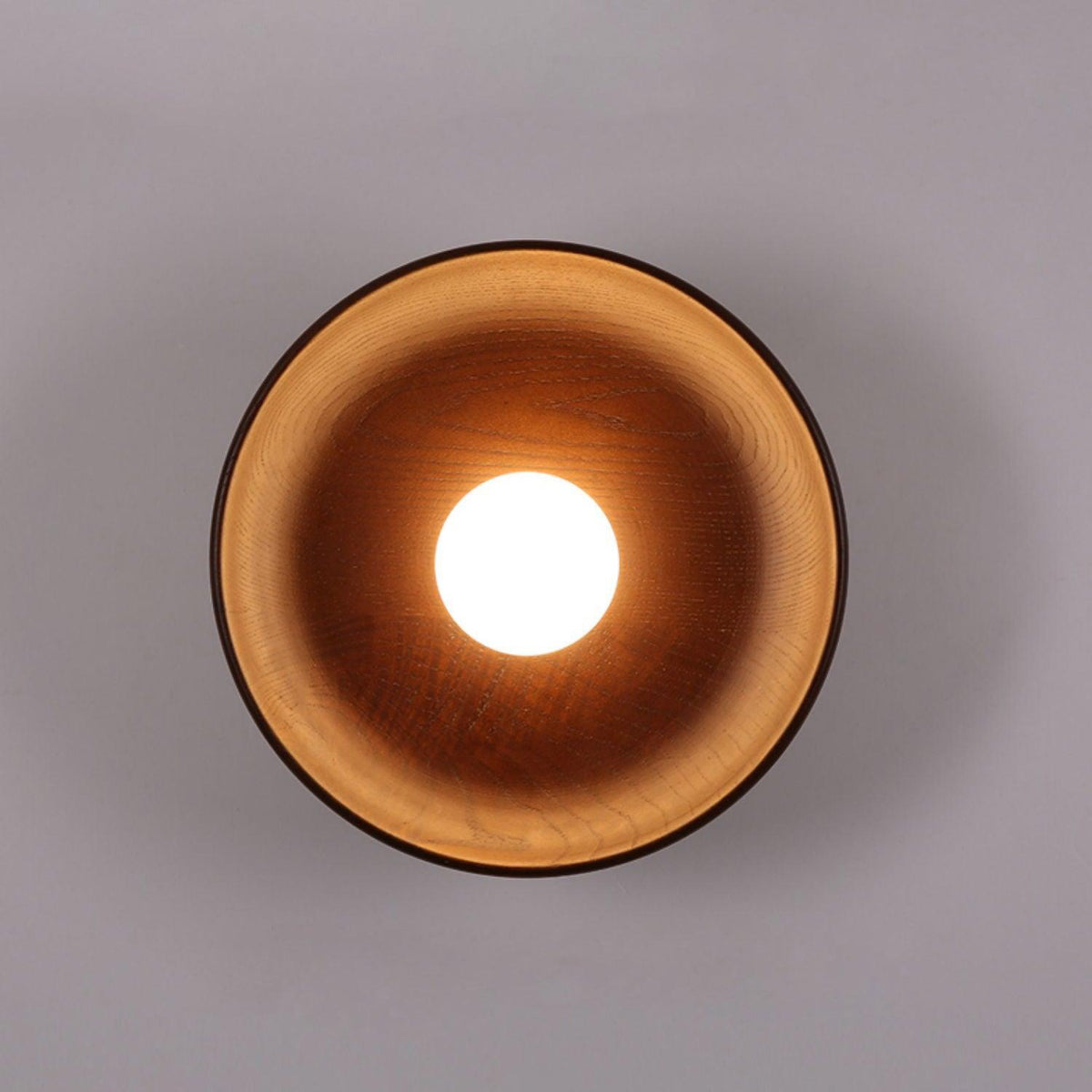 Sirixa lampada da parete in vetro e legno moderno minimalista
