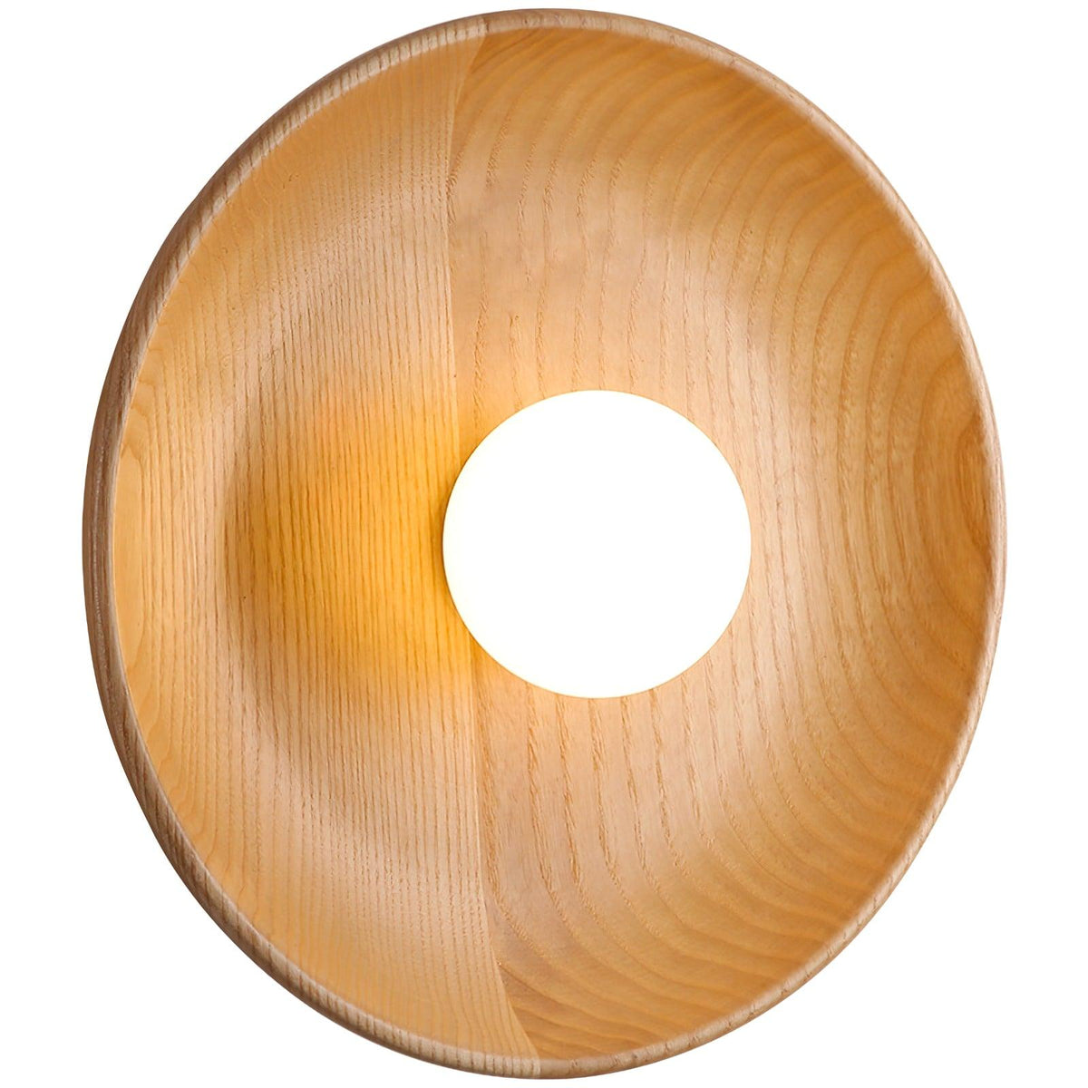 Sirixa lampada da parete in vetro e legno moderno minimalista