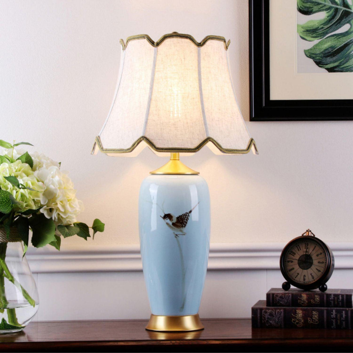 Sparrow lampada da tavolo in Ceramica Orientale