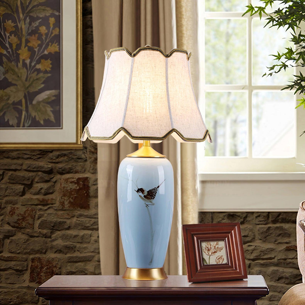 Sparrow lampada da tavolo in Ceramica Orientale