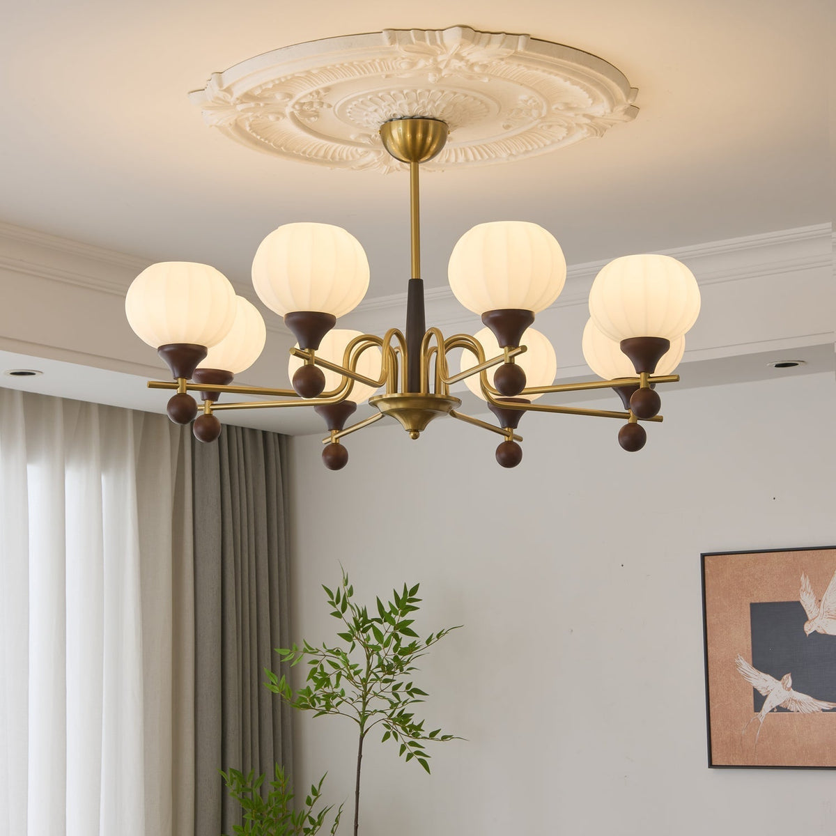 Anorionis lampadario in legno Premium Tradizionale