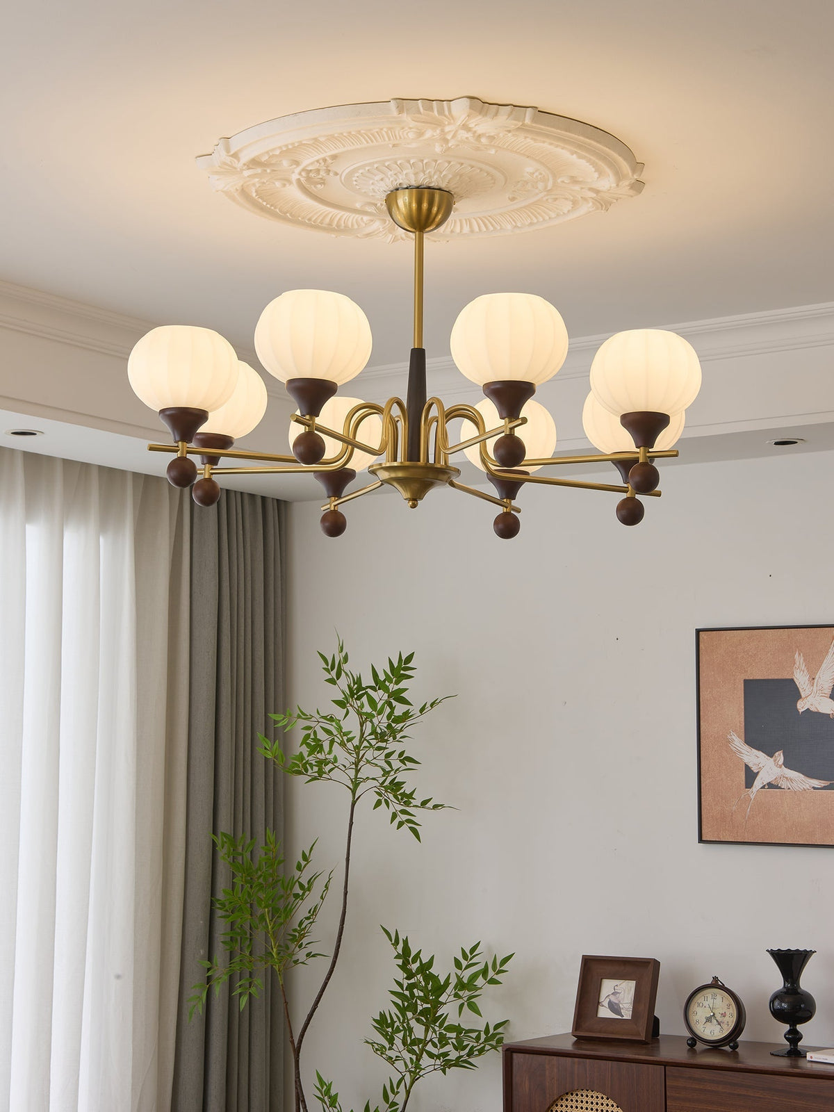 Anorionis lampadario in legno Premium Tradizionale