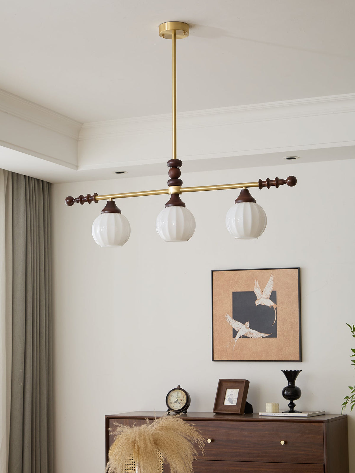 Vosole lampadario Eleganza Tradizionale vintage in legno
