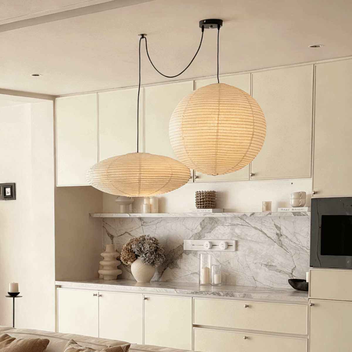 Lumenis lampada a sospensione Whimsy in Carta