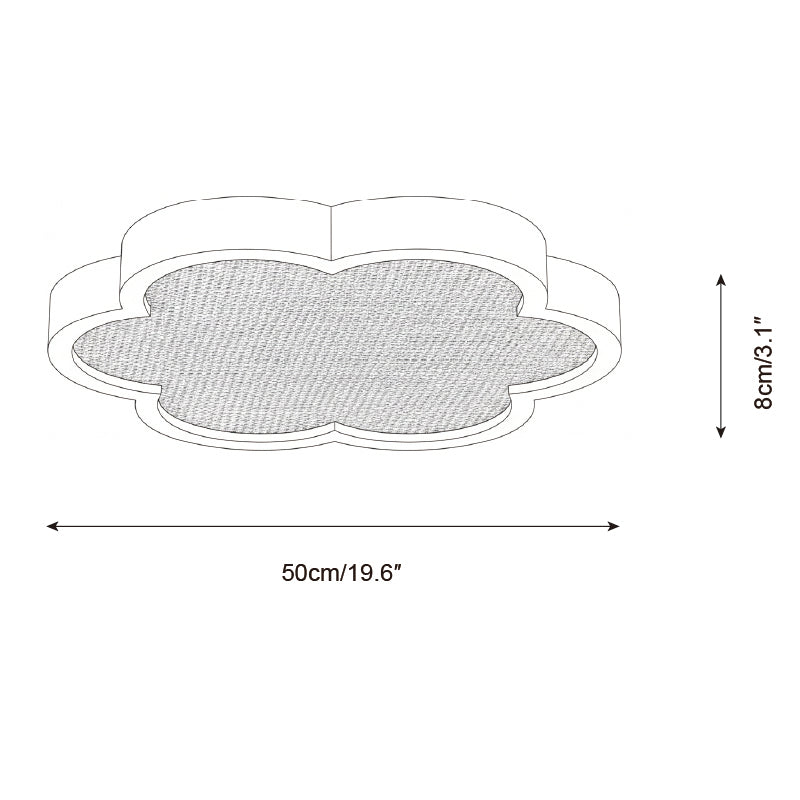 Lampada da soffitto trifoglio
