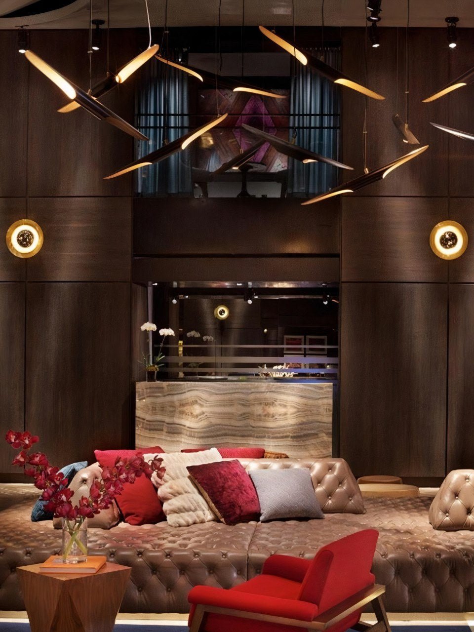 Raelond lampada a sospensione moderna in Tubolare