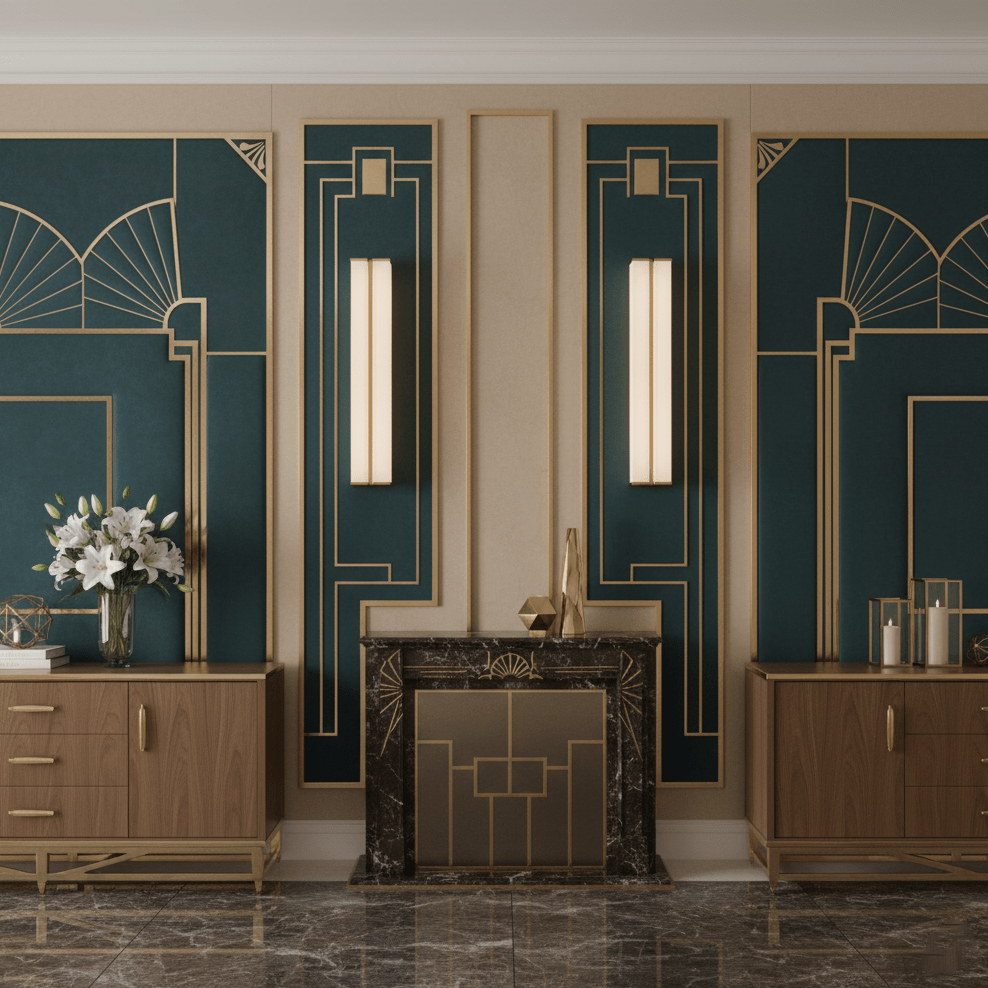 Columnar applique Applicazione in tessuto per Interno