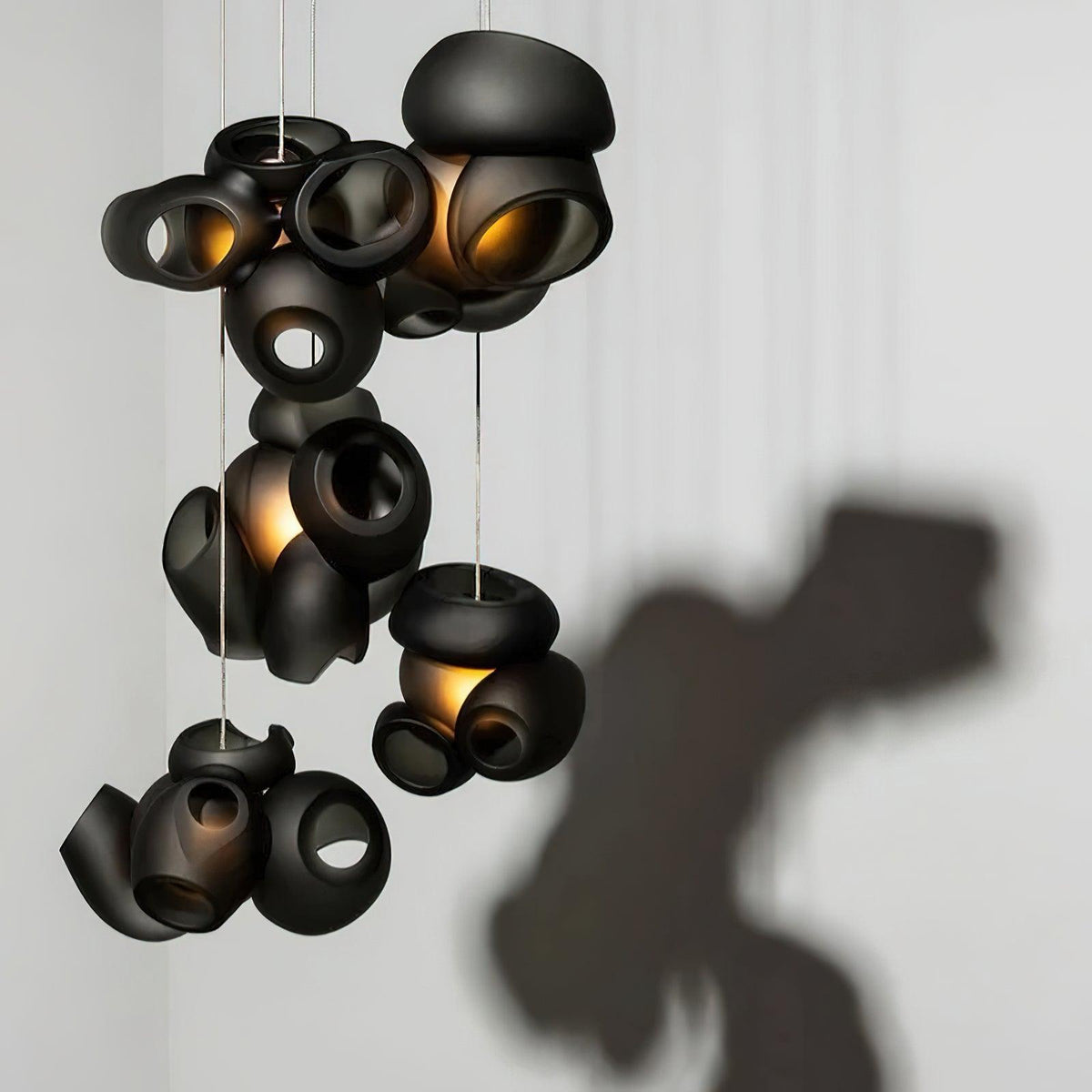 Ursa Bubbles grappolo vetro lampada a sospensione a globo