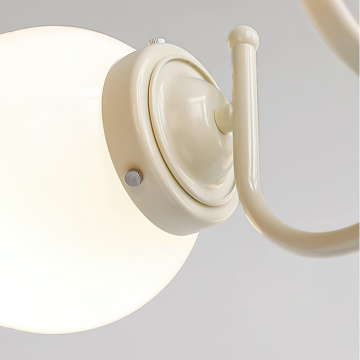 Elauian lampadario sfera Crema moderno