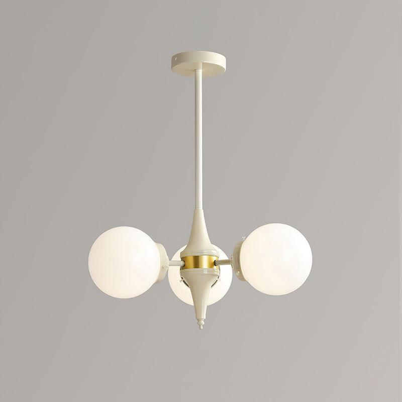 Elauian lampadario sfera Crema moderno