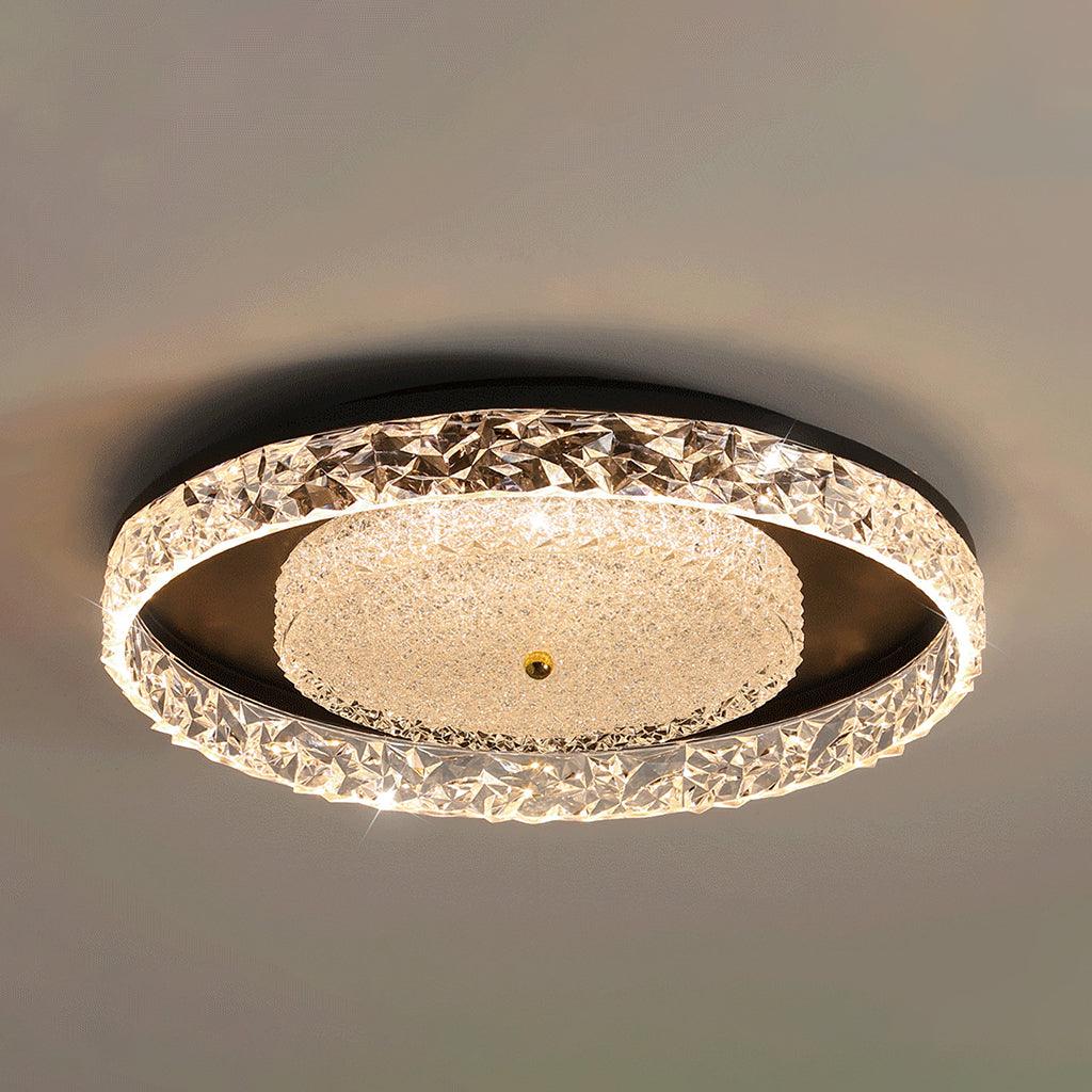 Bia lampada da soffitto in cristallo lusso postmoderna