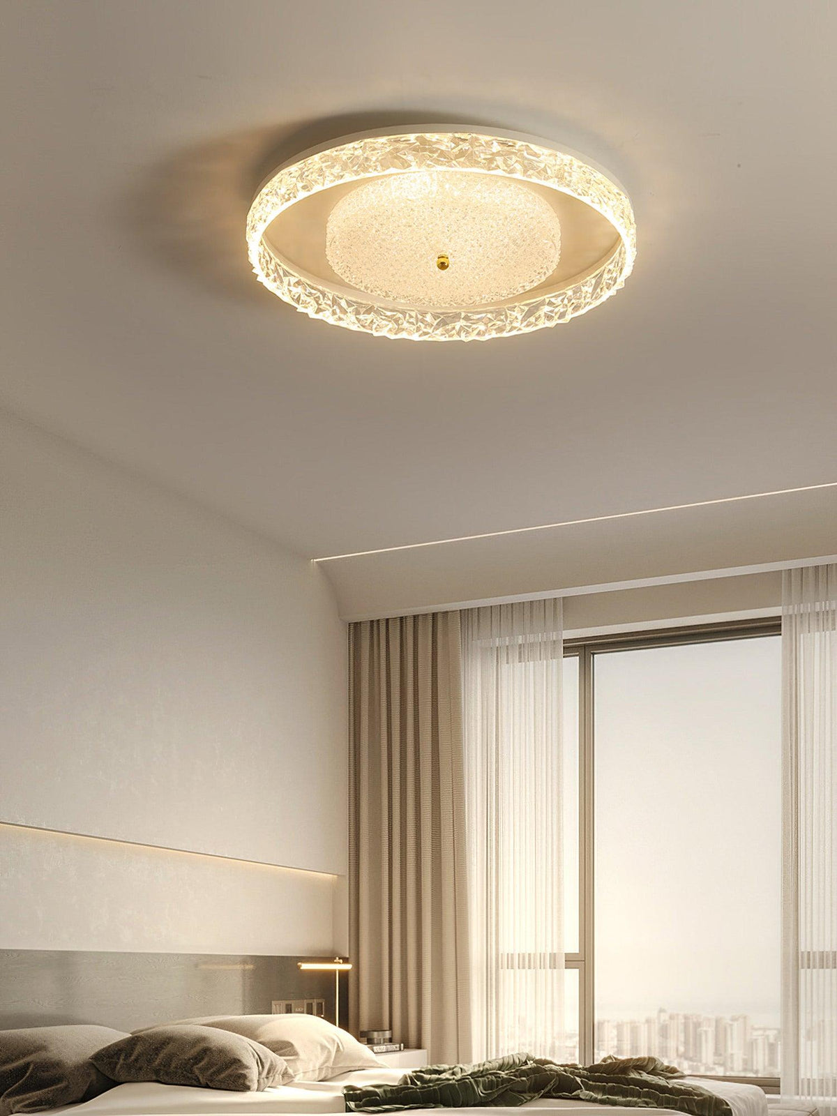 Bia lampada da soffitto in cristallo lusso postmoderna
