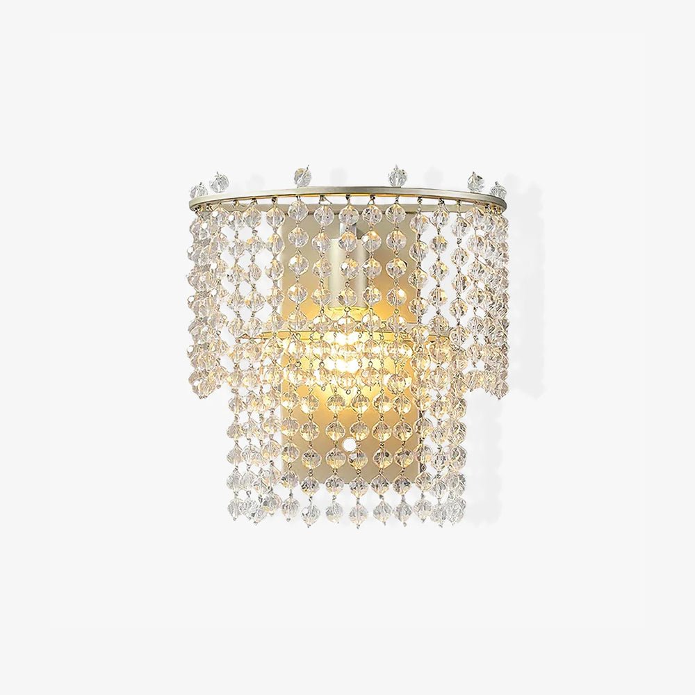 Cyranise lampada da parete a Cascata in Cristallo