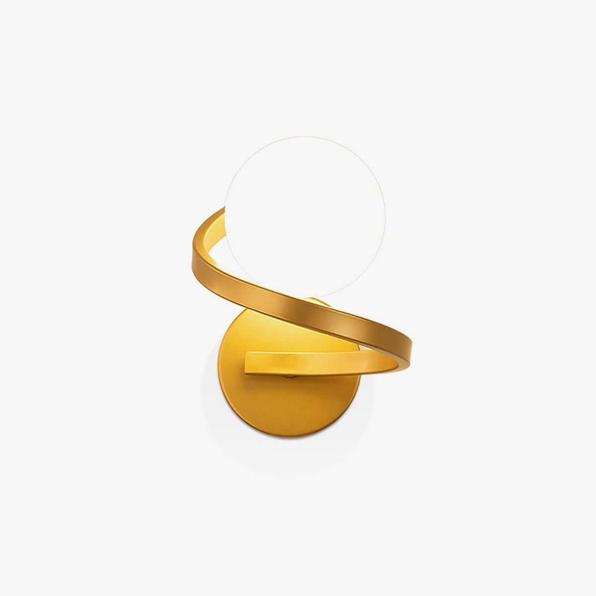 Yvian lampada da parete moderna minimalista in ottone e vetro