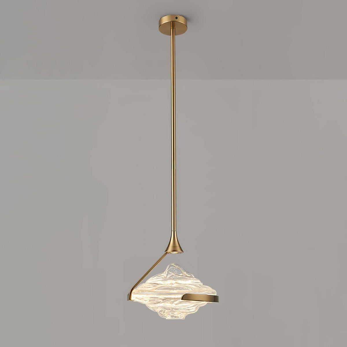 Elyarette lampada a sospensione in cristallo diamante