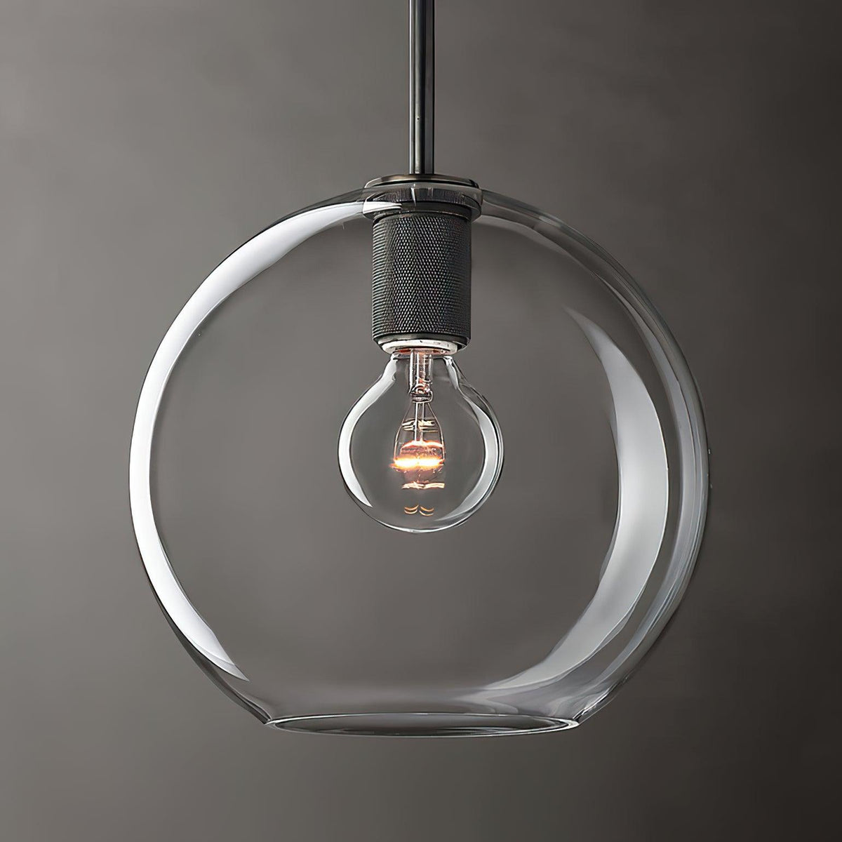 Lampada a sospensione in ottone, design minimalista per sala da pranzo o cucina in metallo