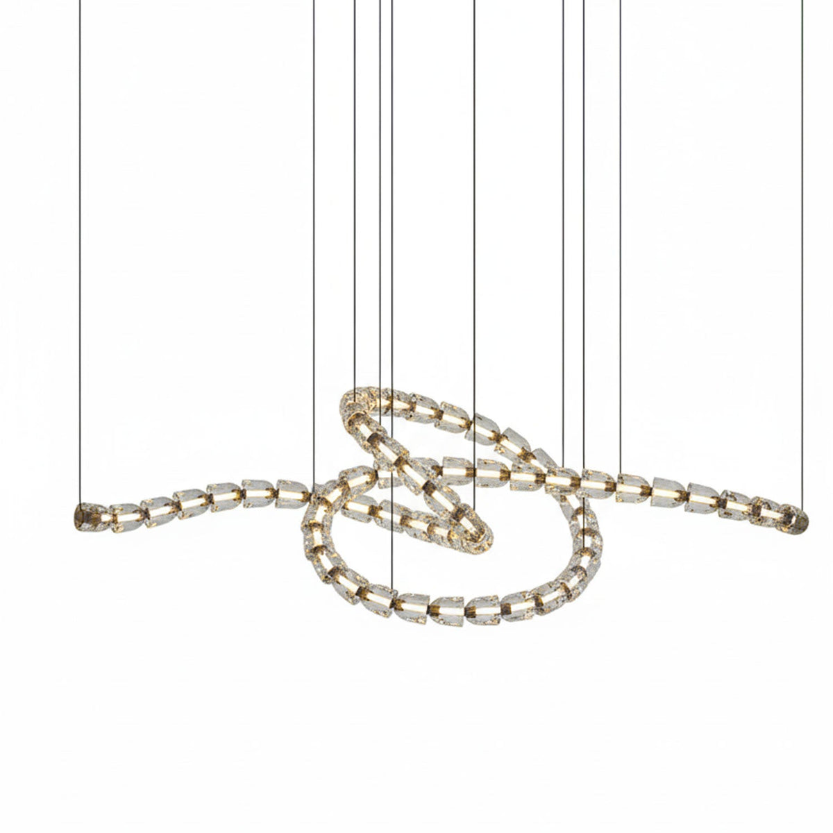 Nexus Oro lampadario in cristallo - 元字段测试