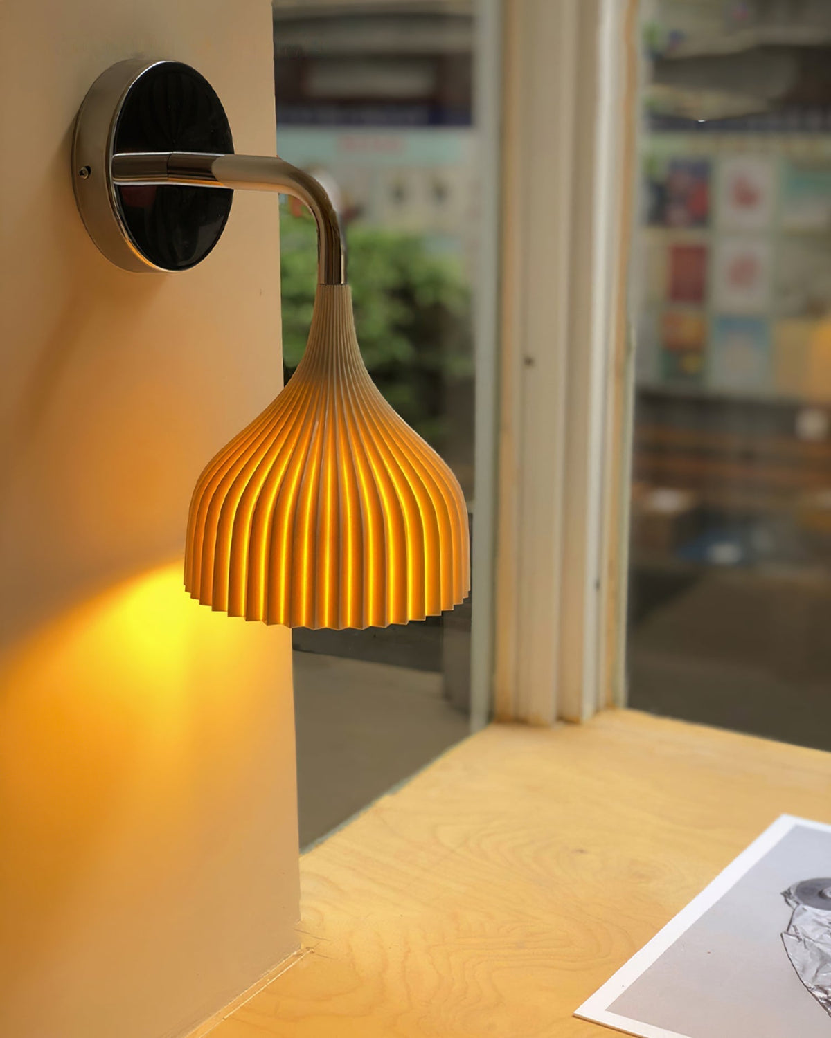 Aurzorus lampada da parete in plastica moderna minimalista