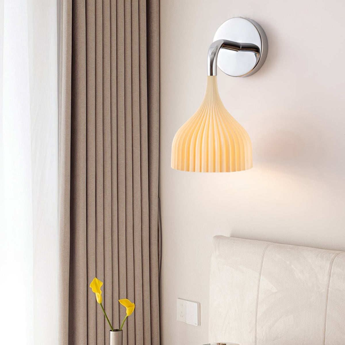 Aurzorus lampada da parete in plastica moderna minimalista
