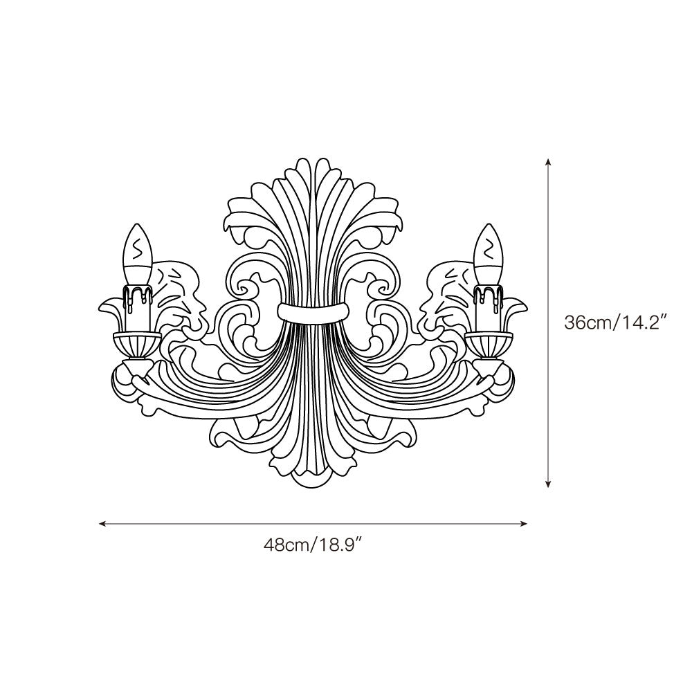Eon Applique Gesso Eleganza Tradizionale - Relic Pieces