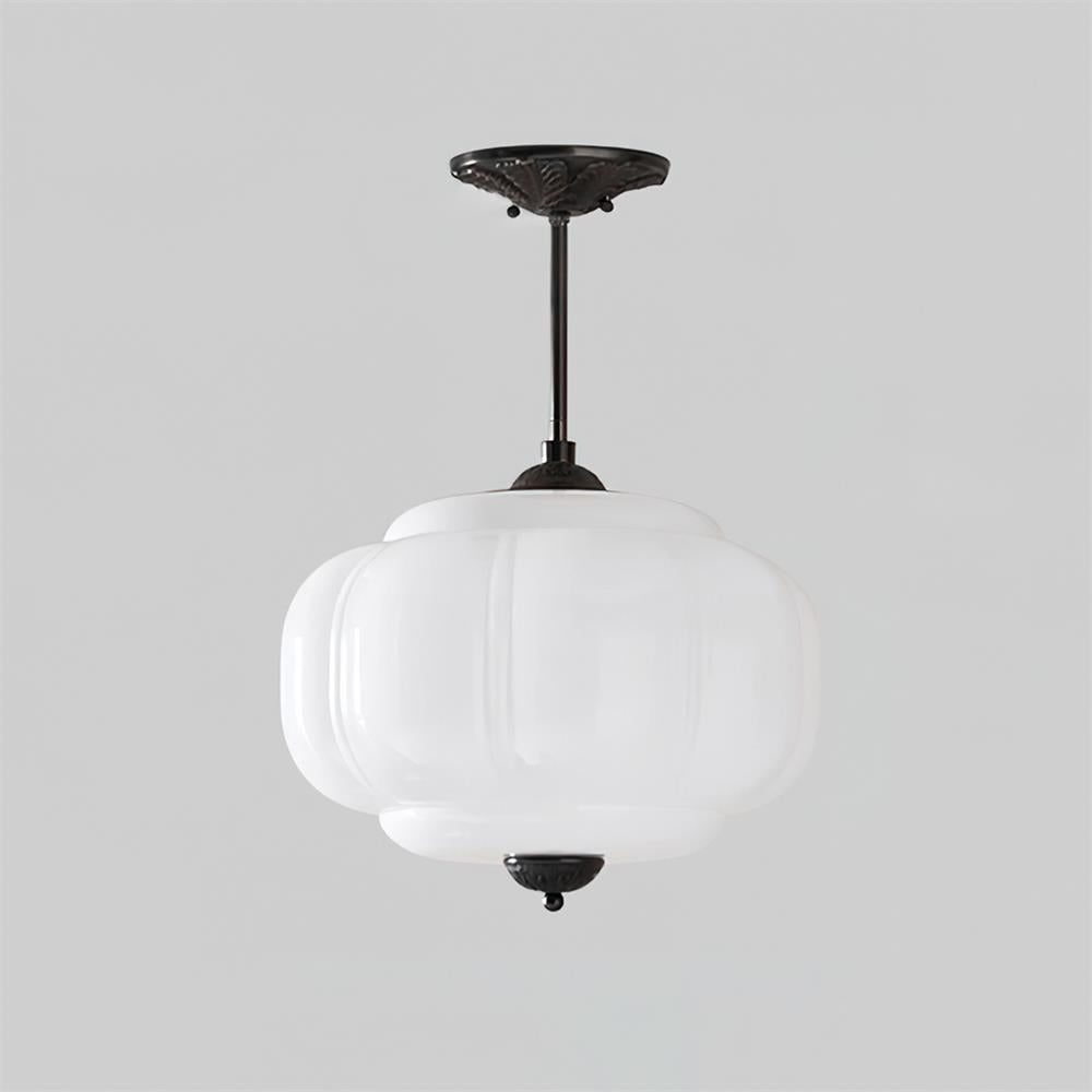 Eldio lampada da soffitto Verde in vetro / plafoniera
