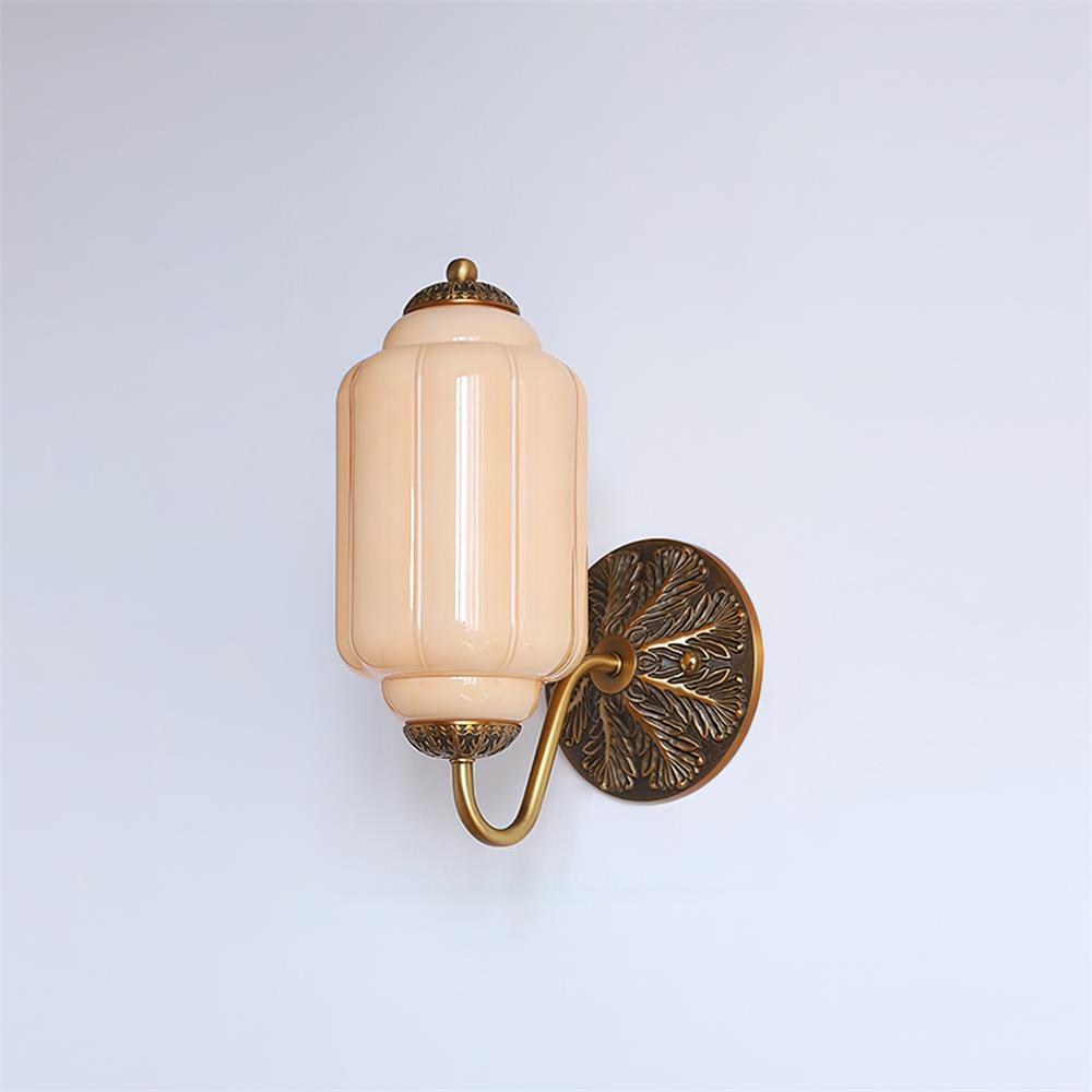 Melvane lampada da parete vintage in vetro Rosa