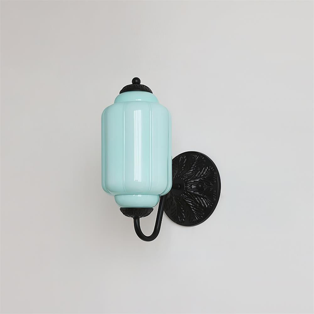 Melvane lampada da parete vintage in vetro Rosa