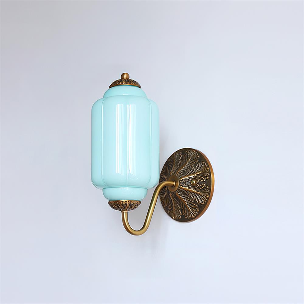 Melvane lampada da parete vintage in vetro Rosa