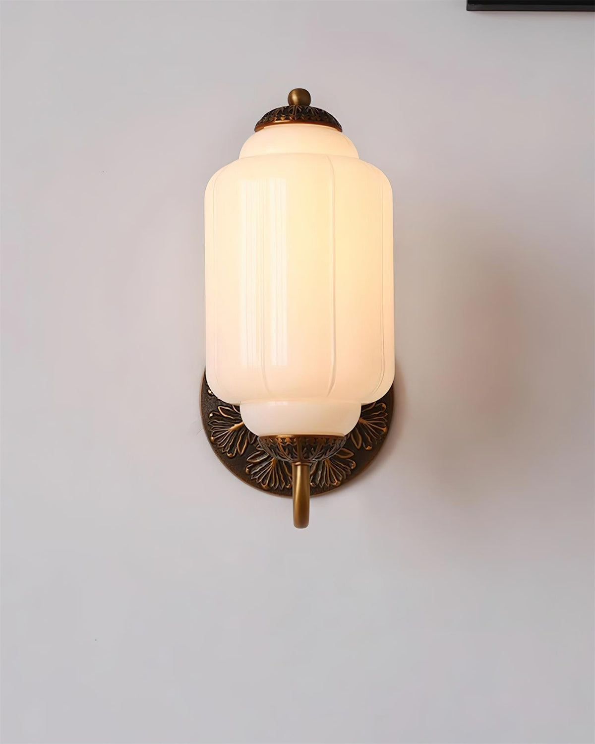 Melvane lampada da parete vintage in vetro Rosa