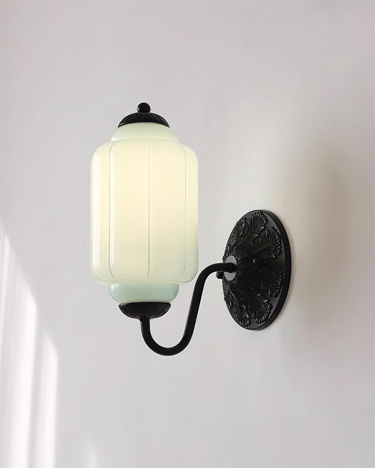 Melvane lampada da parete vintage in vetro Rosa