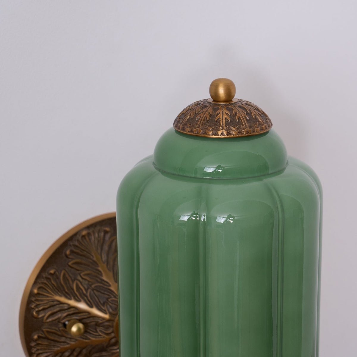 Melvane lampada da parete vintage in vetro Rosa