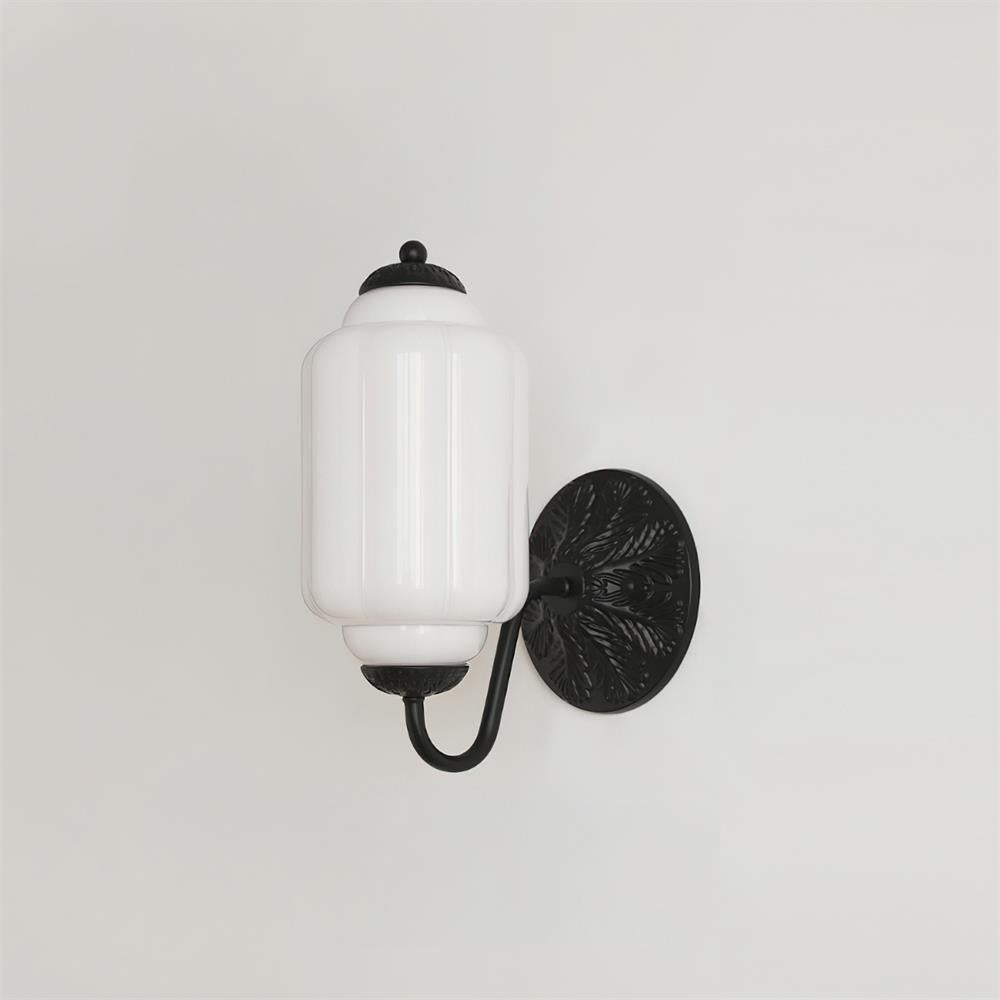 Melvane lampada da parete vintage in vetro Rosa