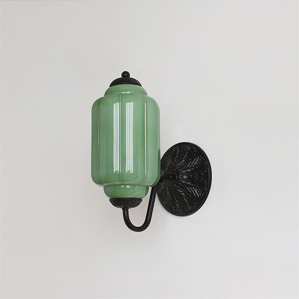Melvane lampada da parete vintage in vetro Rosa