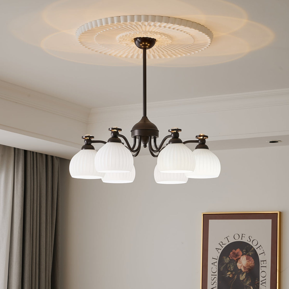 Calaeor lampadario Premium Eleganza in vetro