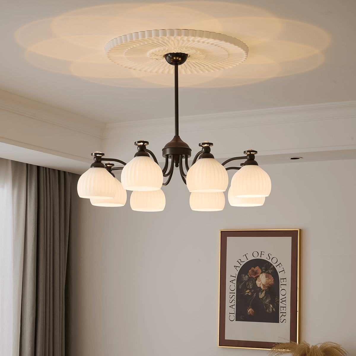 Calaeor lampadario Premium Eleganza in vetro