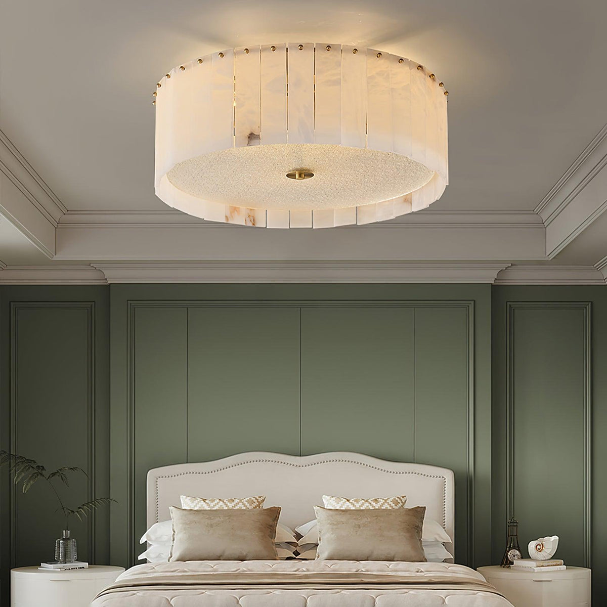 Elde lampada da soffitto in alabastro