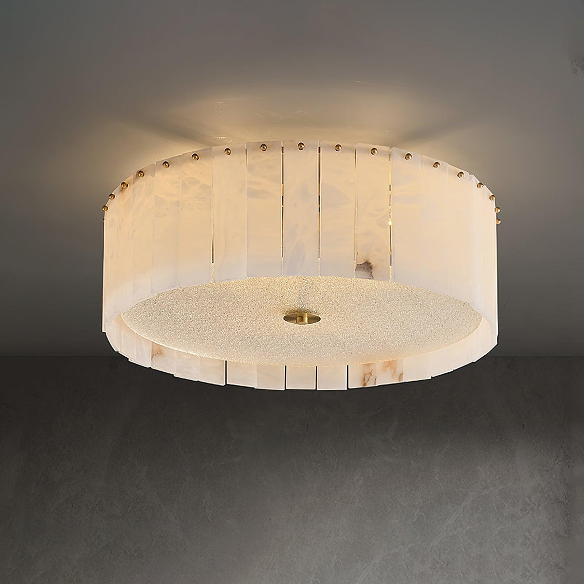 Elde lampada da soffitto in alabastro