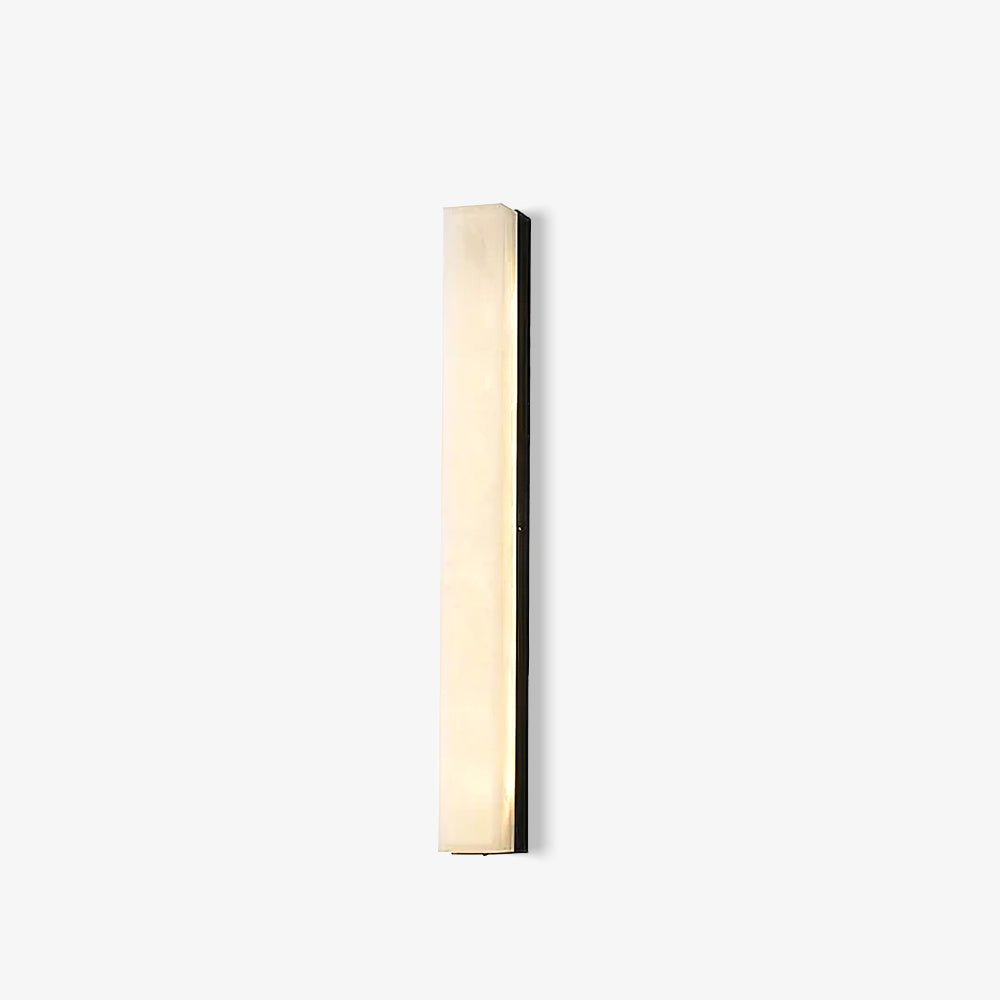 Nivearia lampada da parete minimalista in alabastro Rettangolare
