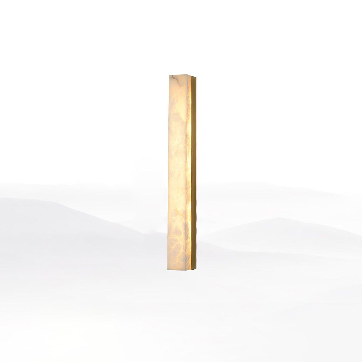 Nivearia lampada da parete minimalista in alabastro Rettangolare