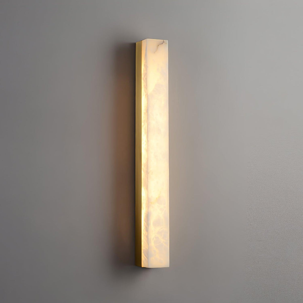 Nivearia lampada da parete minimalista in alabastro Rettangolare