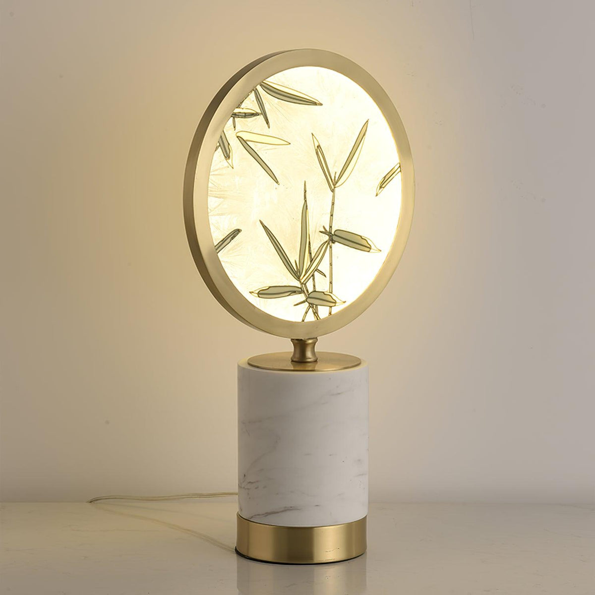 Bambino lampada da tavolo in marmo