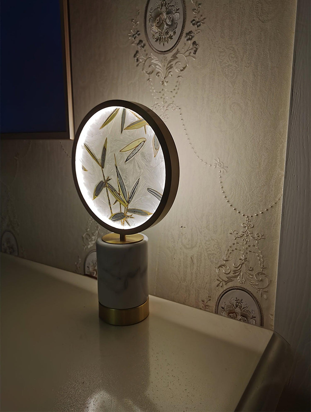 Bambino lampada da tavolo in marmo