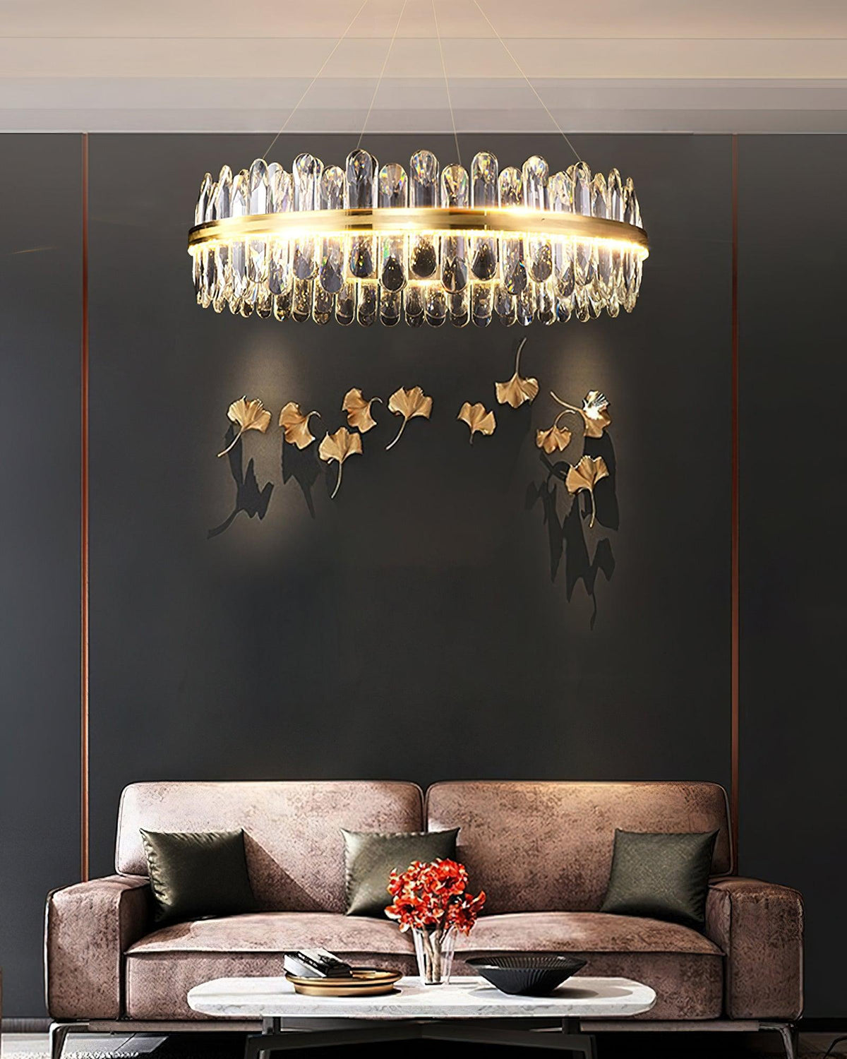 Xoriel lampadario Cristallo Postmoderno di lusso