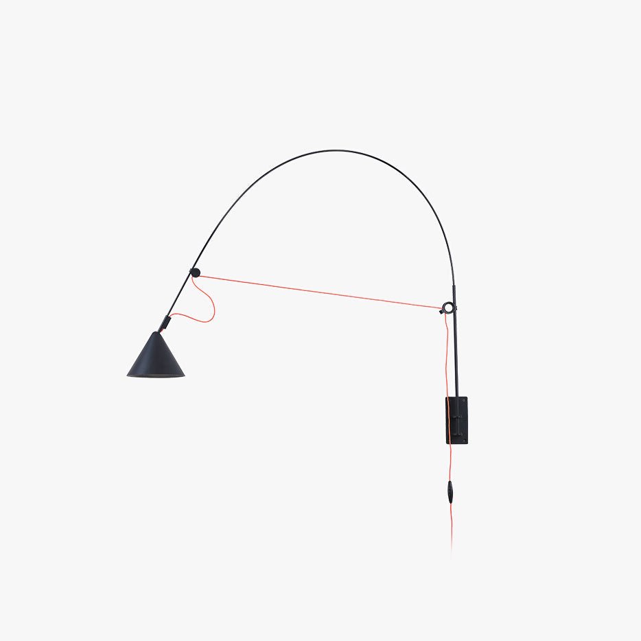 Noraette lampada da parete Arco Cono minimalista