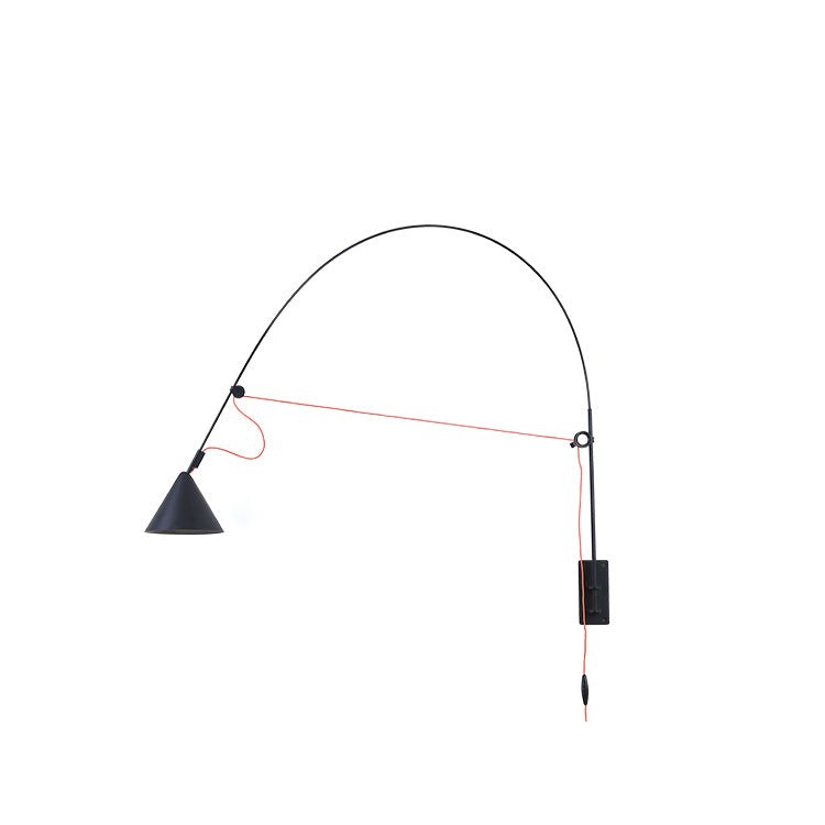 Noraette lampada da parete Arco Cono minimalista