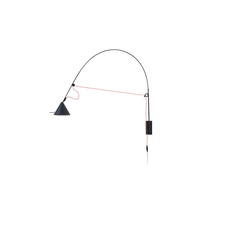 Noraette lampada da parete Arco Cono minimalista