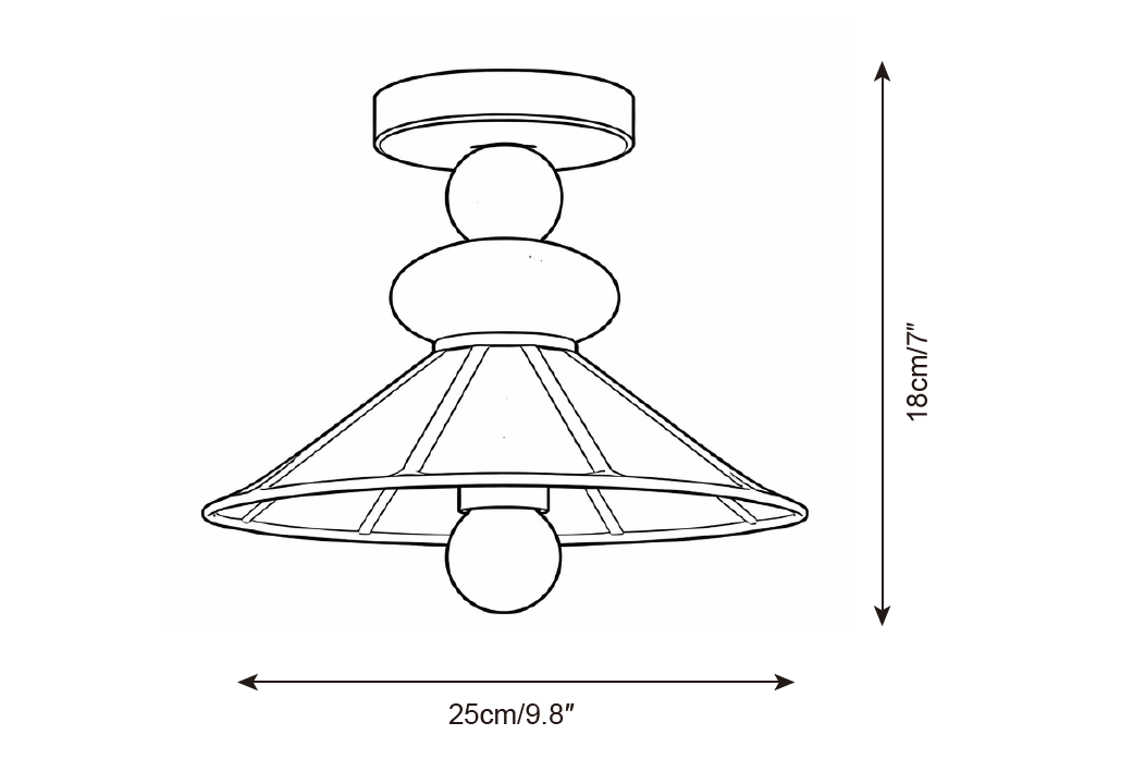 Renirora lampada da soffitto